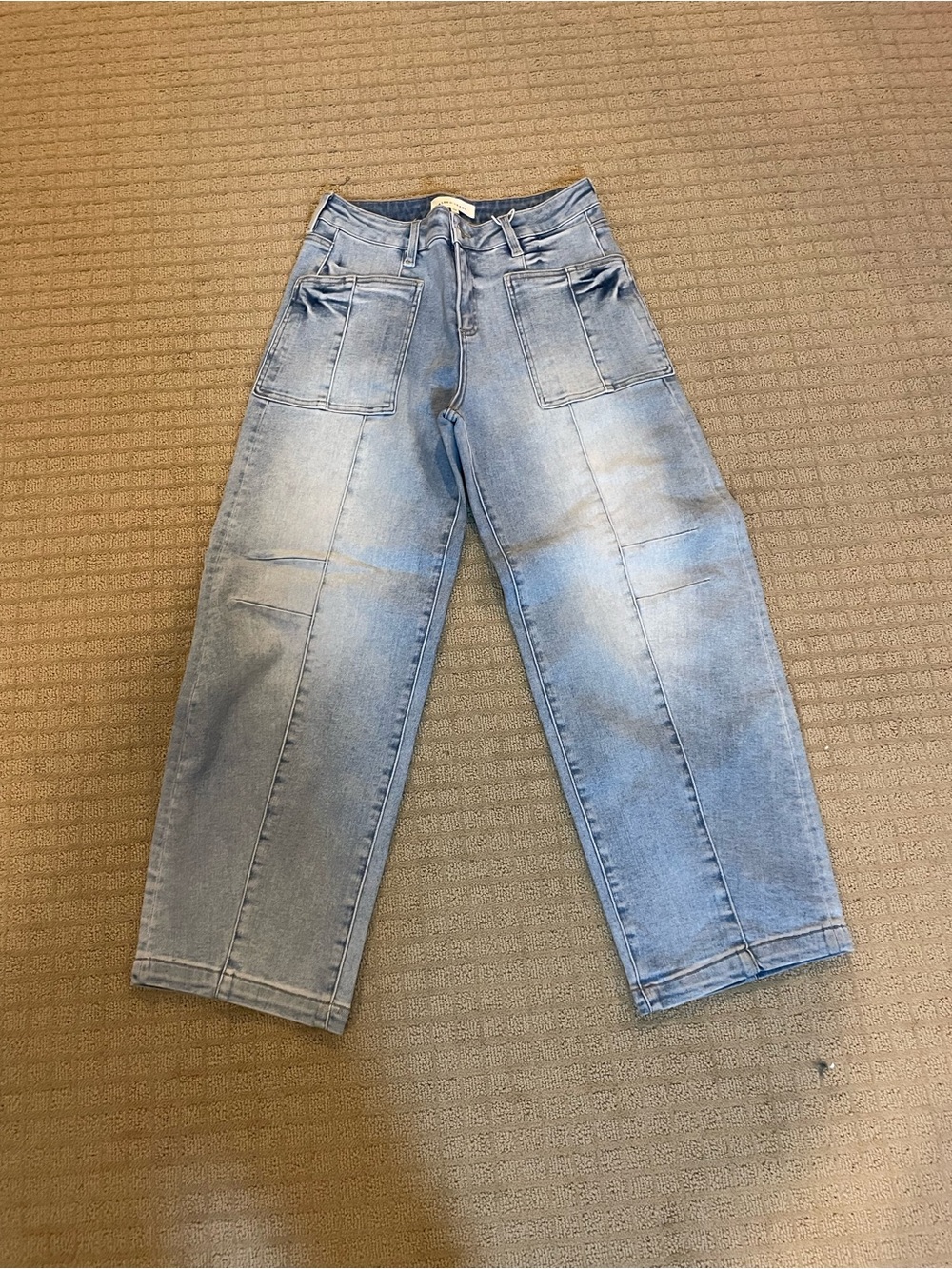 Risen Light Blue Relaxed Fit Jeans